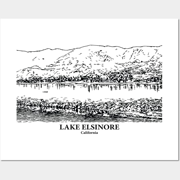 Lake Elsinore - California Wall Art by Lakeric